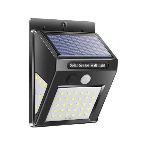 Solar Powered 40 LED Wall Light