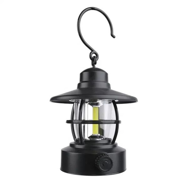 Retro Portable Hanging Camping Light for Outdoor Tent Lighting