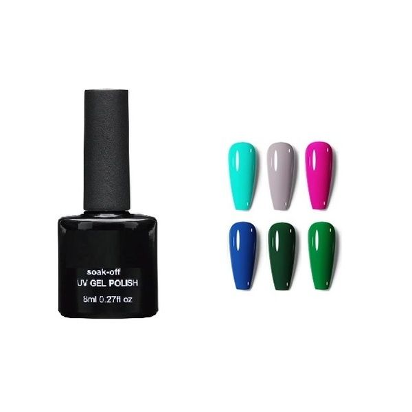 Nail UV Gel Polish 6 Colour - Set J