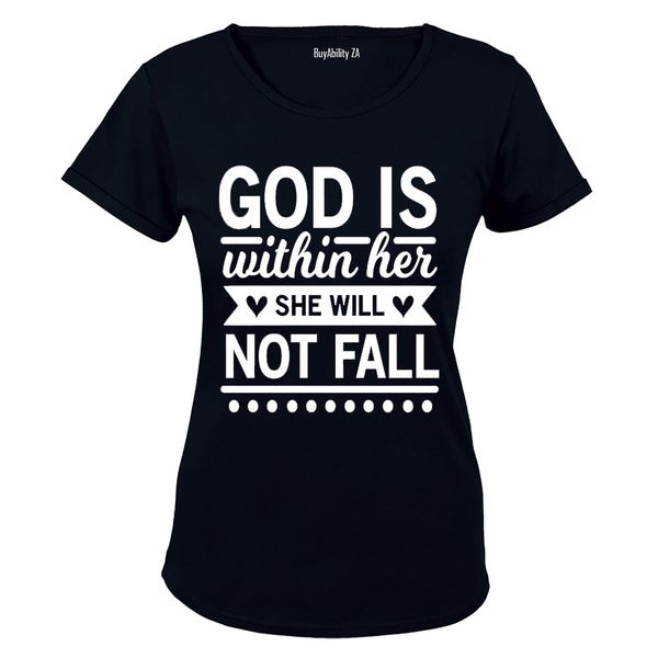 God is within her.. - Ladies - T-Shirt - White