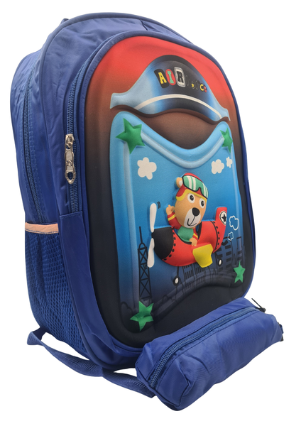 Blue Air Space 3D School Bag Back Pack _Preschool &amp; Foundation Phase