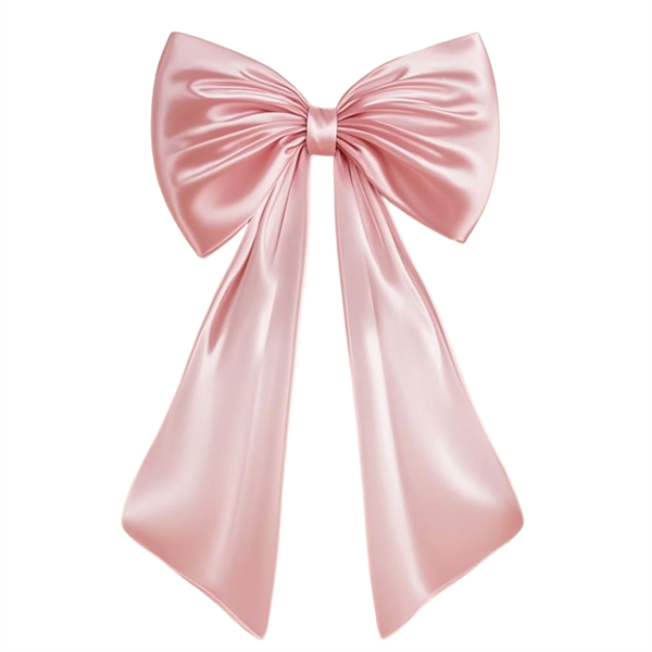 Large PinkBow for Room Decor, Giant Pastel Pink Hanging Wall Decor