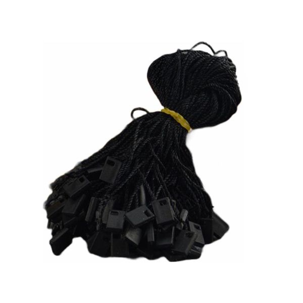 2 Packs Clothing Tag Rope CottonUniversal Plastic Square Hanging Tablets