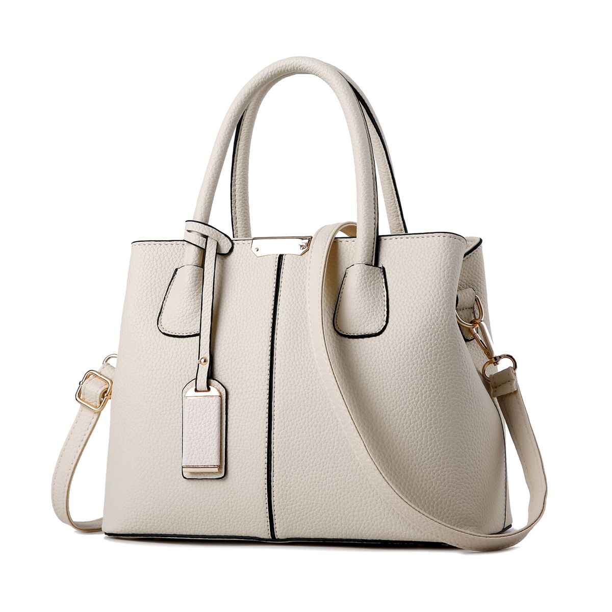 Ladies Elegant White Classic Handbag - HB-DS463-W | Shop Today. Get it ...