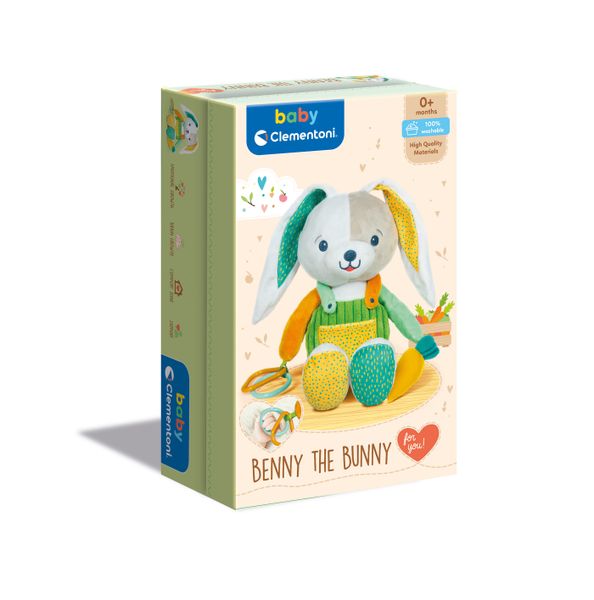 Clementoni - Benny The Bunny Plush Toy