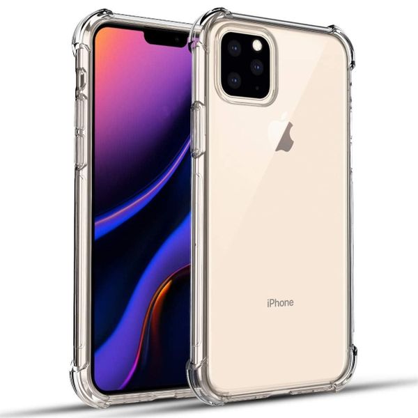 ZF Shockproof Clear Bumper Pouch Case Compatible with IPHONE 11 PRO MAXX