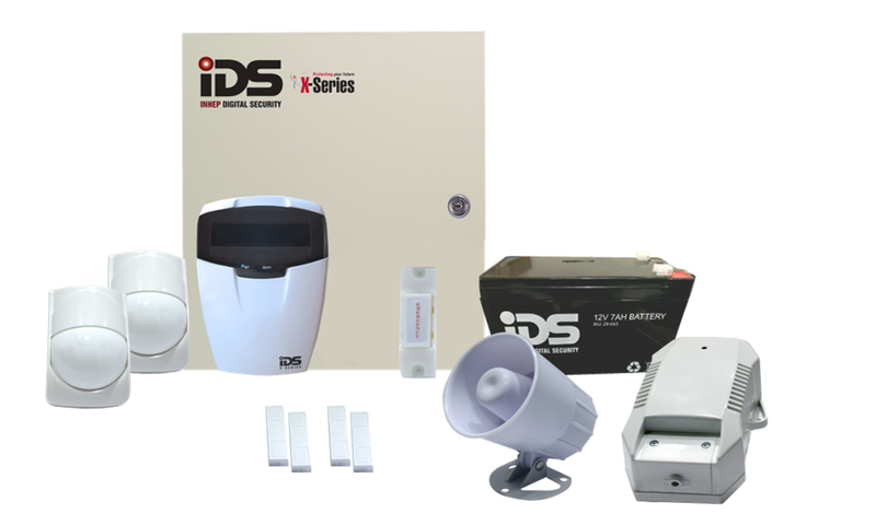 IDS X64 64 Wired Zones Alarm Kit Components