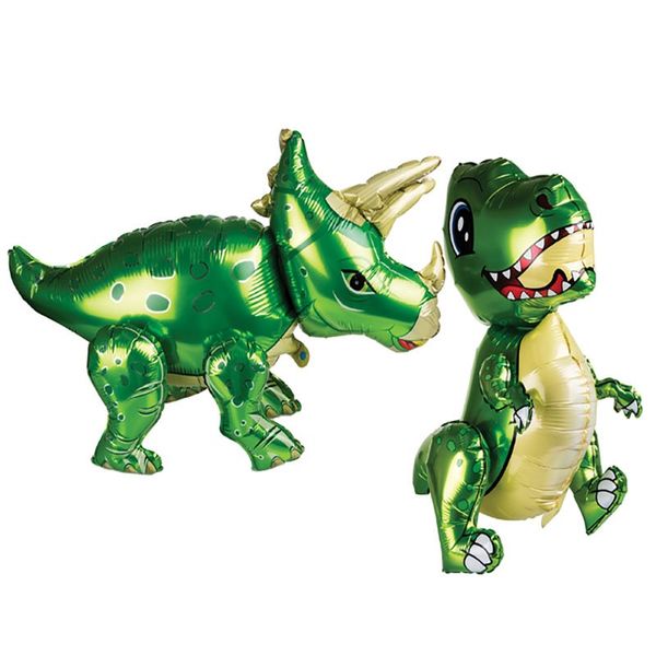 Bulk Pack x 2 Party Balloon Foil Floor Dinosaur