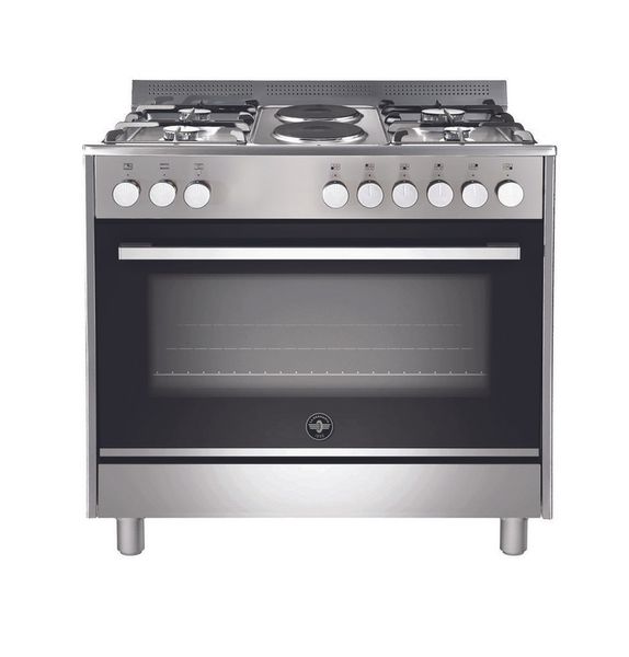 La Germania Europa 90cm Gas Stove 4 Gas &amp; 2 Elec 9MF Electric Oven S/ Steel