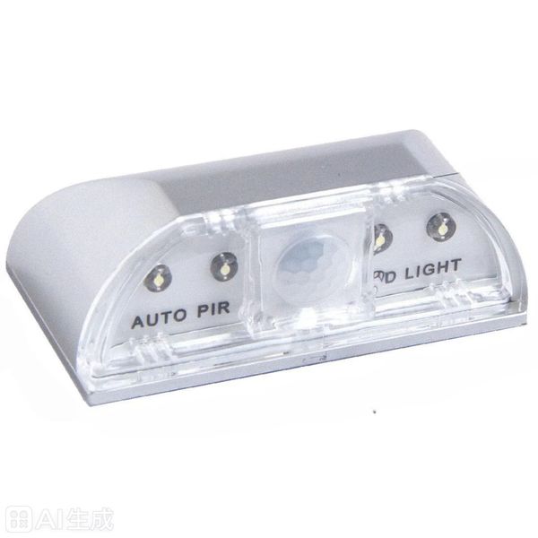 Wireless Motion Detector Keyhole Light with 4 LED Lights,