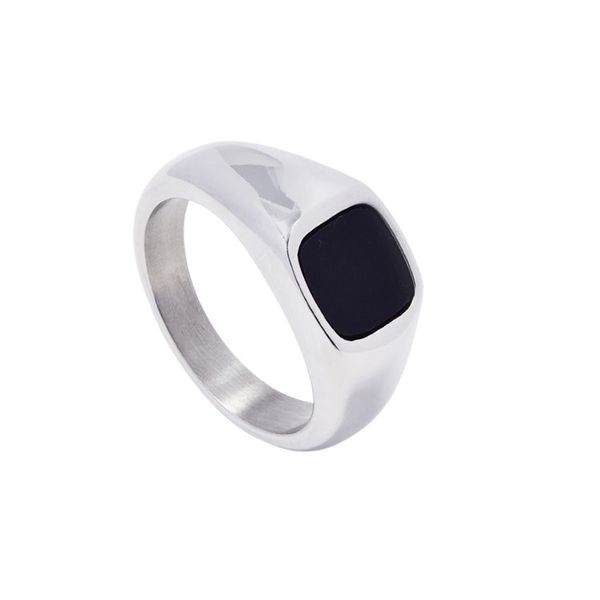 Xcalibur Stainless Steel Square Signet Ring