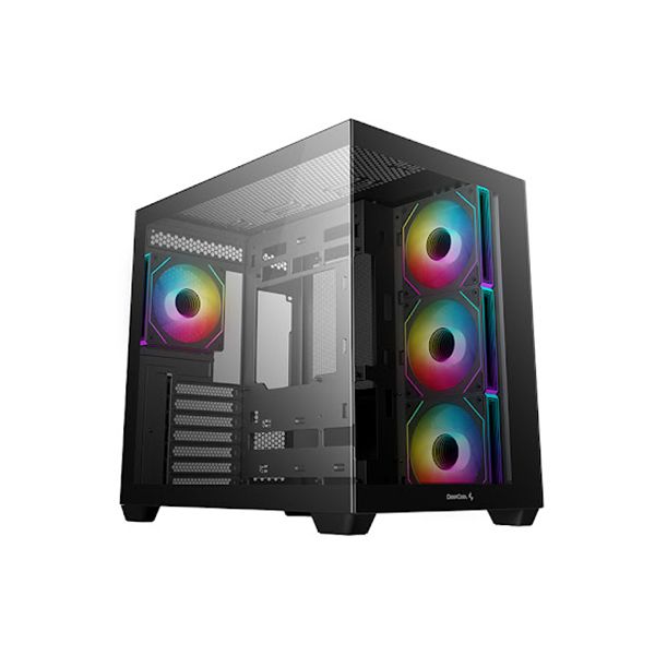 DeepCool CG530BK Panoramic ATX Case W/TG+4Fans-BK