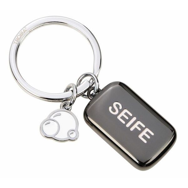 TROIKA Antibacterial Soap Charm on Keyring: Kills 99.9% Surface Bacteria