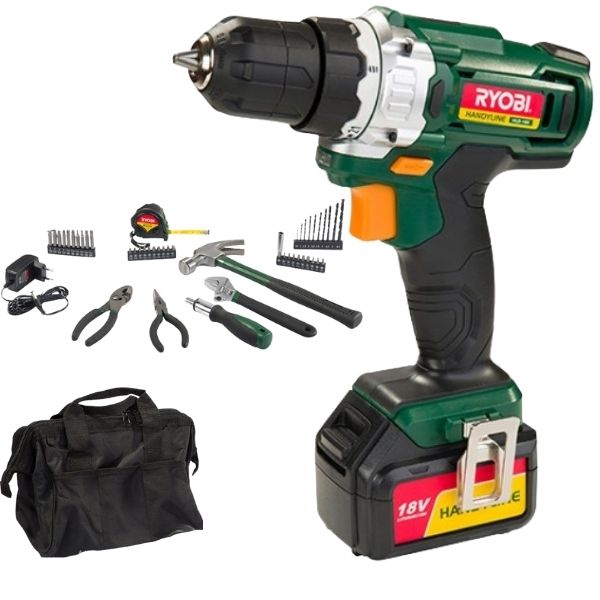Ryobi Handyline HLD-180K 18V Cordless Drill Driver Project Kit