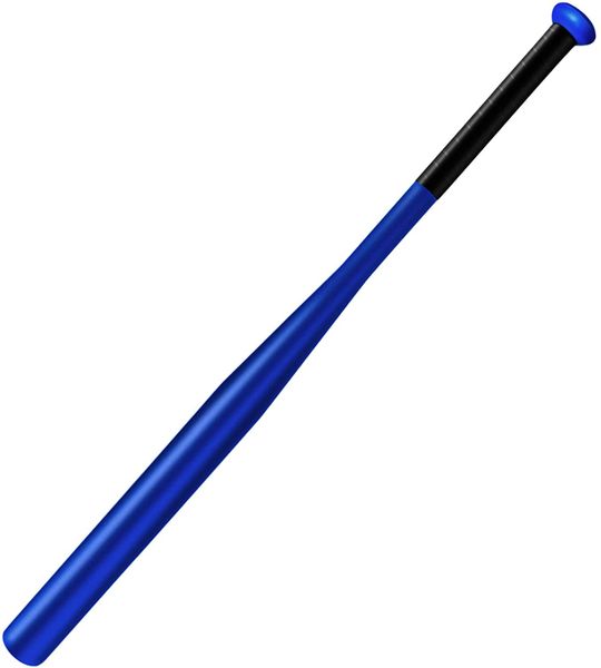 Steel Baseball Bat - 75cm - Blue