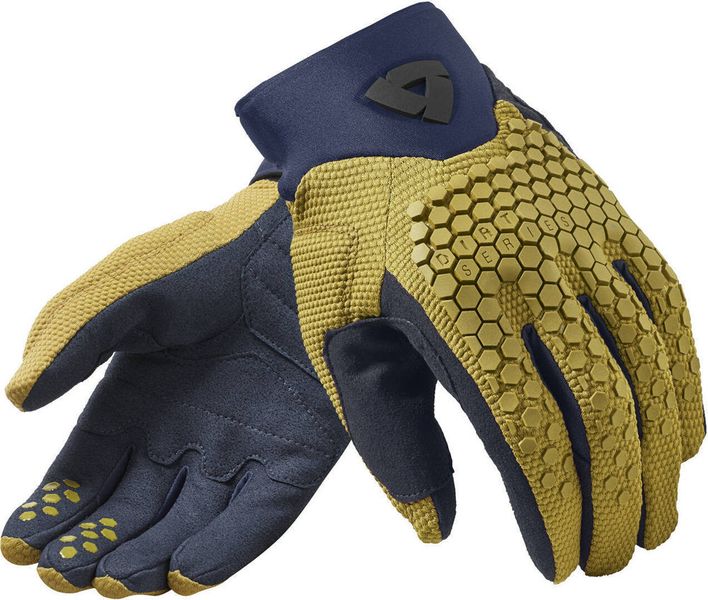 REV'IT! Massif Yellow/Blue Gloves