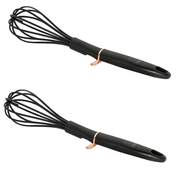 Berlinger Haus Non-Stick Nylon Whisk - Black Rose Collection (Set of 2)