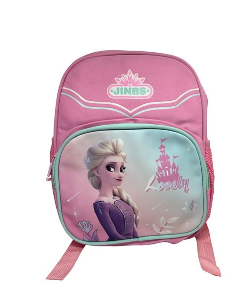Frozen Soft Velvet Fabric School Bag