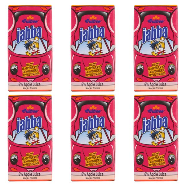 Fruitree Jabba Racy Raspberry - 6 x 160ml