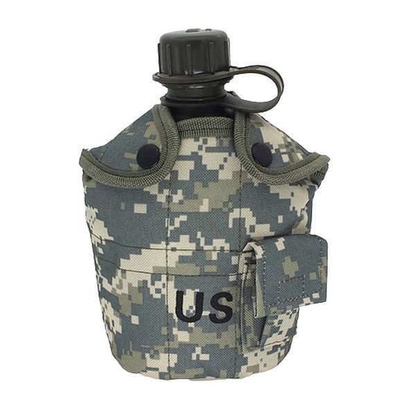 Green With A Touch Of Cream Military Bottle