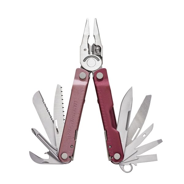 Leatherman Rebar Heathred Cranberry Multitool