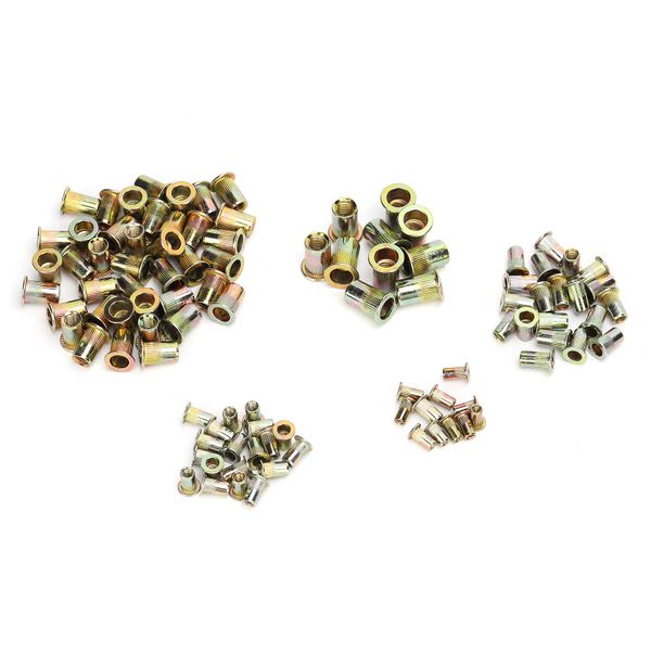 175 Pieces Aluminum Rivet Nut Kit (M3-M12)