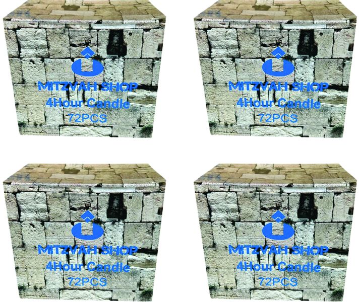 Sosolar 4Hr Neiros Candles - 4 Boxes (288)