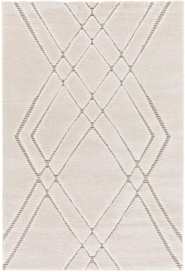Rug Warehouse Fara Modern ZigZag Cream Shop Today. Get it Tomorrow