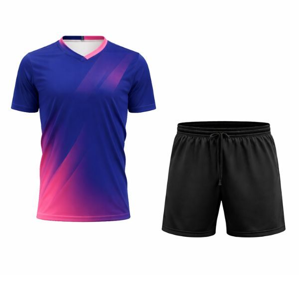 Men's Soccer Training Kit - Sports T-Shirt &amp; Shorts Set Breathable