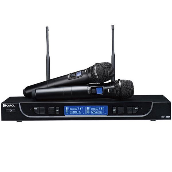 Carol UW-500 Dual Wireless Microphone System
