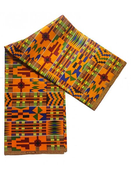 African Print Fabric - Kente Futoro 5.5m
