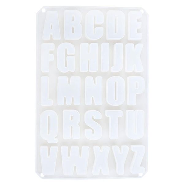 Kitchen Craft Alphabet Resin &amp; Baking Silicone Mould English Letter - 33.5cm