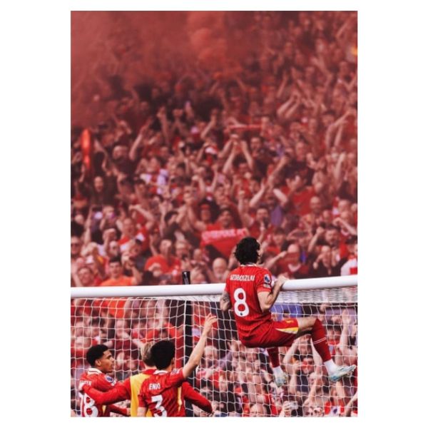 Szoboszlai Celebration Antics Poster - A1
