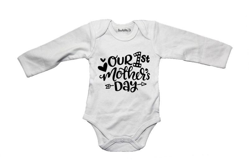 1st Mother's Day - Long Sleeve - Baby Grow