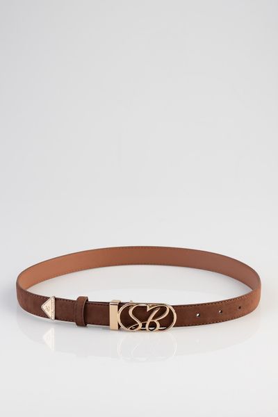 Sissy Boy: Main Girl Suede Buckled Belt