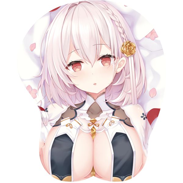 Ergonomic Soft Gel Wrist Support Gaming and Anime Mouse Pad