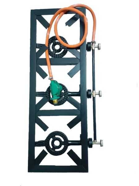 Triple Burner Flat Steel Boiling Table