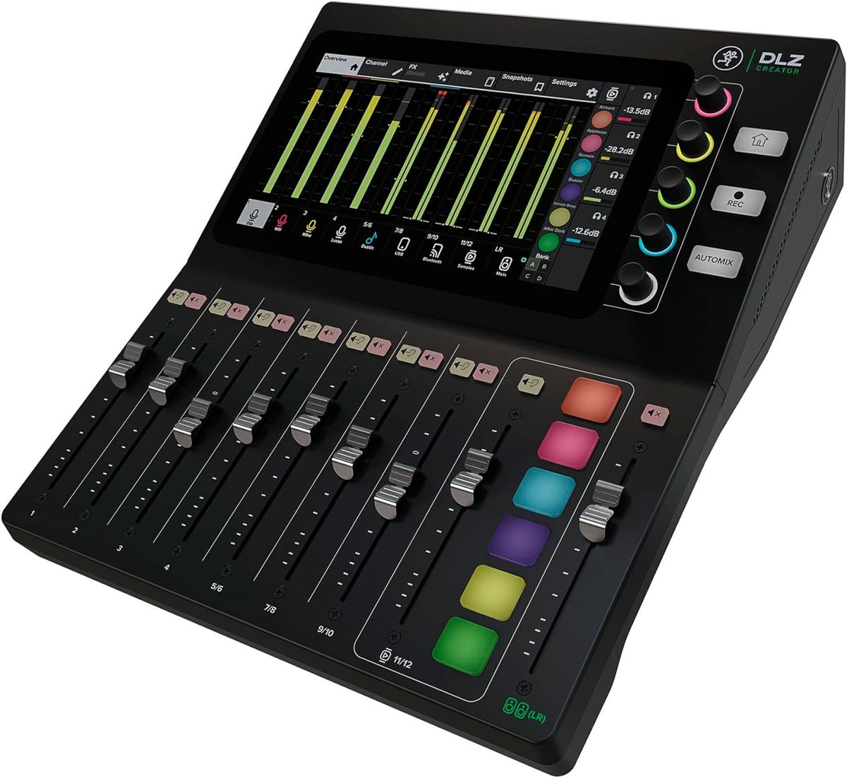 mackie dlz creator 12 channel digital mixer