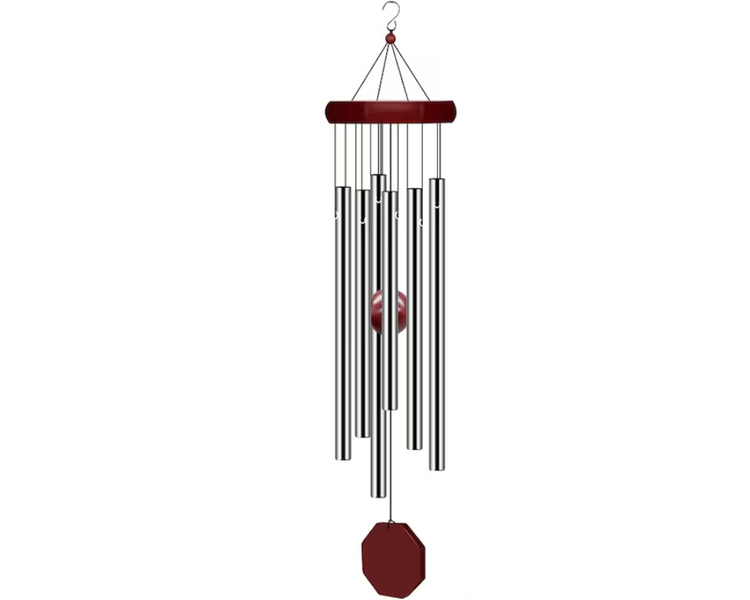 MorFansi Wood Aluminum Wind Chimes Gift for Sutdoor Decoration Garden Patio