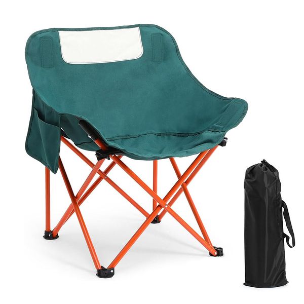 Outdoor portable camping folding chair, maximum load capacity 180 kg