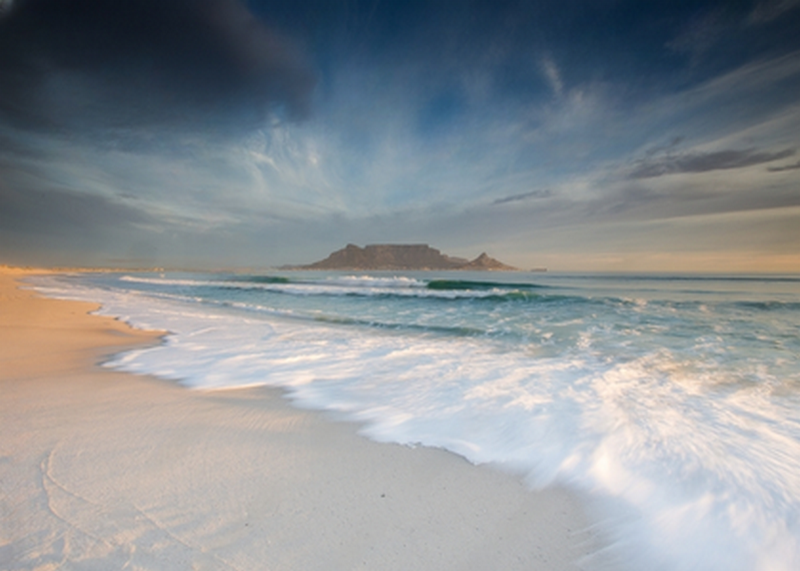 Canvas Wall Art - Stunning Clouds Over Table Mountain In Cape Town