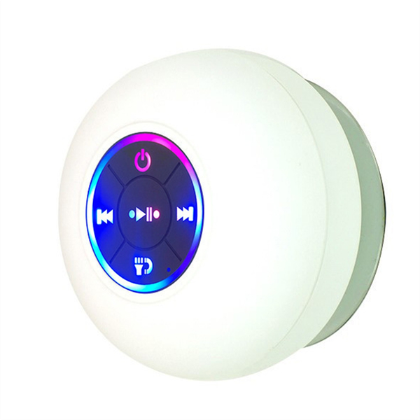 Portable Waterproof Bluetooth Shower Speaker with Suction Cup