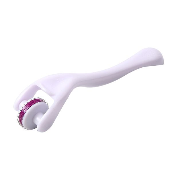 1.0mm 180 Needles Titanium Micro Derma Roller for Skin Care - White