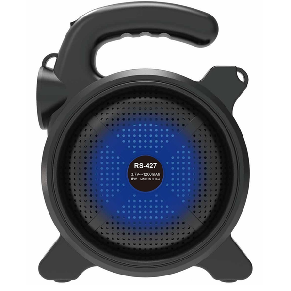 Portable bluetooth speaker with built-in flashlight (RS-427)