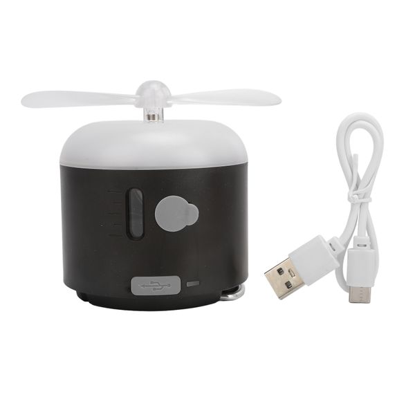 IPX7 Waterproof Camping Lantern With Mist Spray Fan Power Bank Khaki