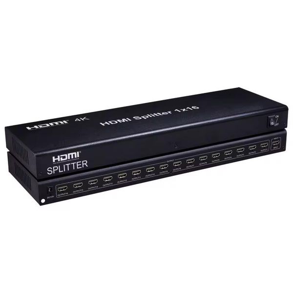 1x16 HDMI Splitter 4Kx2K UHD - 1 input to 16-Output High-Definition Signals