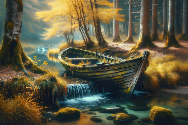 Modern Canvas Wall Art Home Decor - Divergent River