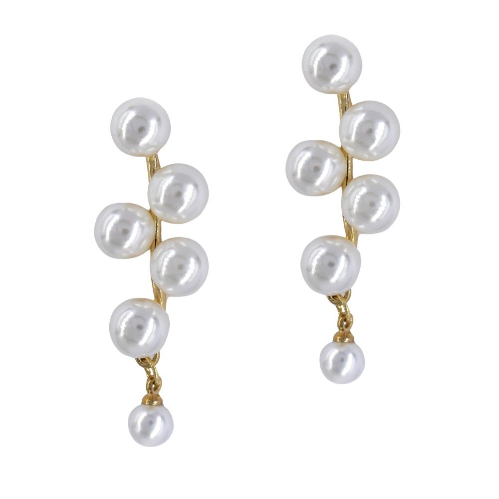 Lily & Rose Multi Pearl Drop Stud Earring-LE195 | Buy Online in South ...