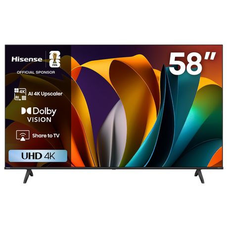 Hisense 58" A6N 4K UHD Smart TV with HDR & Dolby Vision