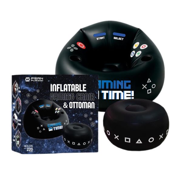 MGI Inflatable Gaming Chair &amp; Ottoman